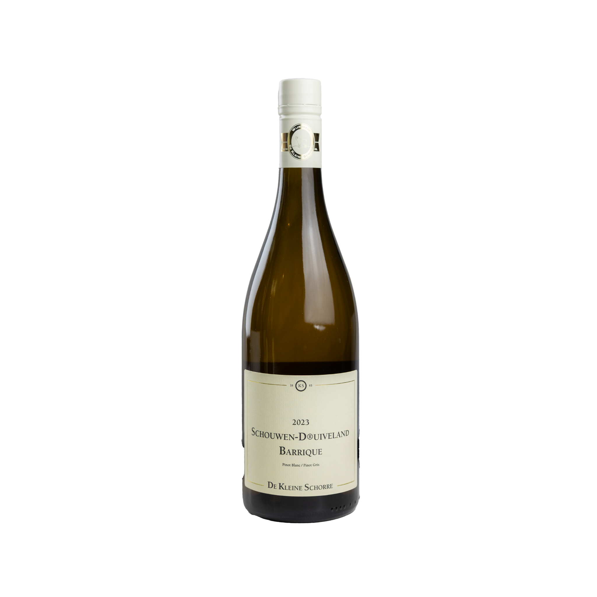 Pinot gris & Pinot blanc Barrique, Wijnhoeve De Kleine Schorre 2023
